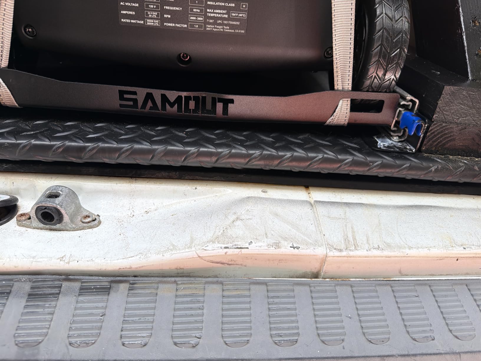 SAMOUT Fridge Slide (Inner 29.2 x 18.7in) Vehicle Refrigerator Freezer Slider with 4 Buckle Straps, Universal Fit, Max 287 LBS, 3rd Gen customer photo 2