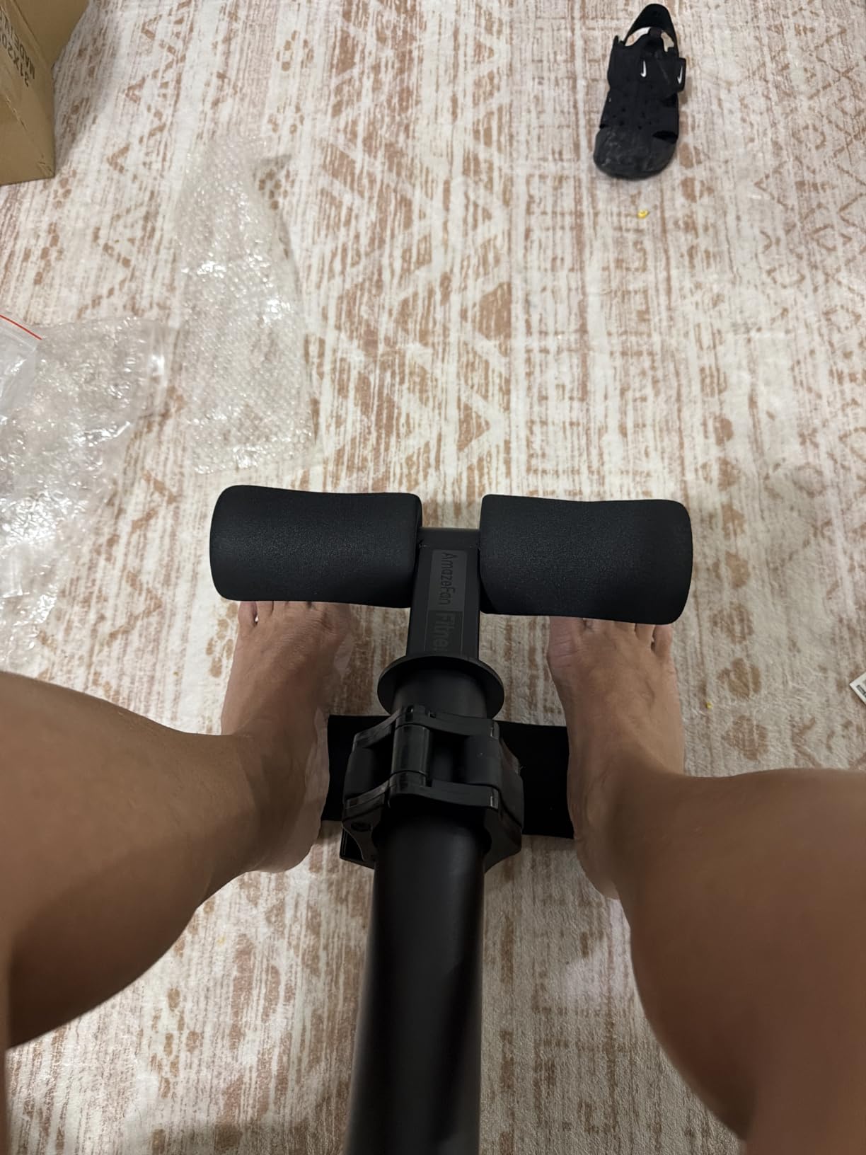 AmazeFan Tib Bar, Tibialis Trainer Leg Workout, Knees Over Toes Tibia Dorsi Calf Machine for Strength Training Calves/Shins/Ankles and Ripping Lower Leg Muscles, Fit 2