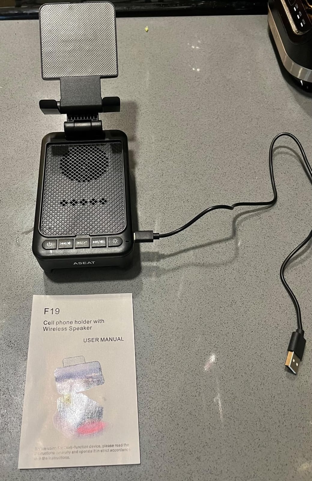 ASEAT Phone Stand Speaker customer photo 2