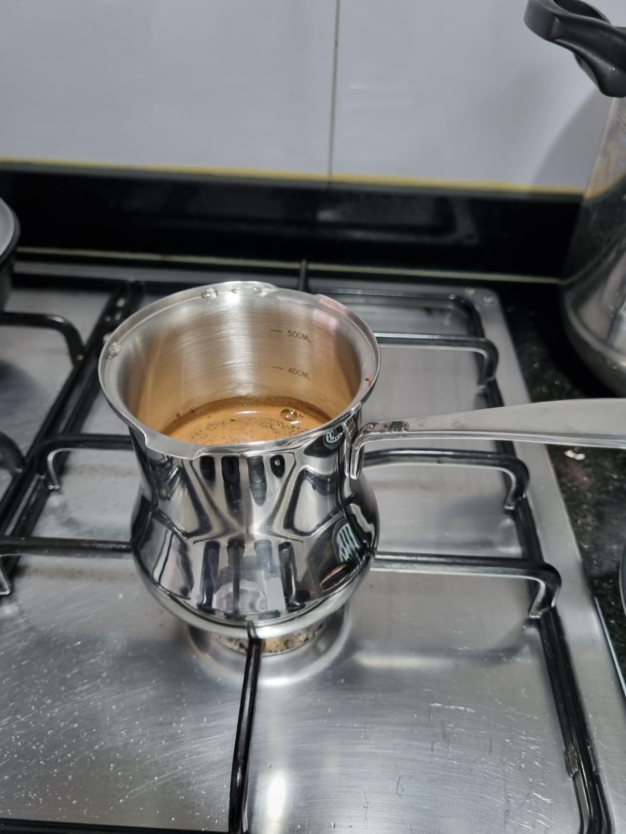 IMEEA 16.9 Oz Turkish Coffee Pot Cezve 18/10 Stainless Steel Briki customer photo 1