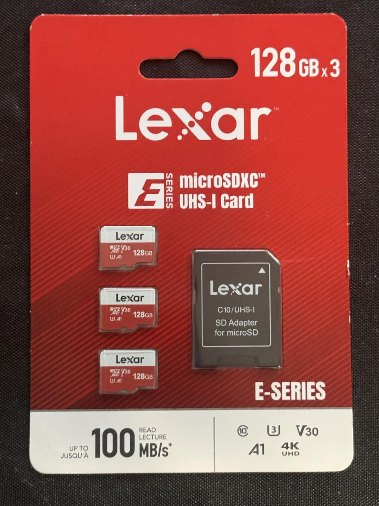 Lexar E-Series 64GB 3 PK Micro SD Card microSDXC UHS-I Flash Memory Card customer photo 1