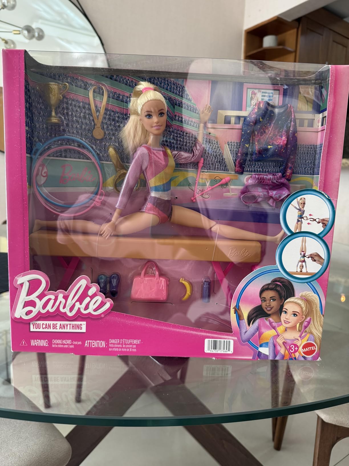 Barbie Gymnastics Doll & Accessories Playset customer photo 2