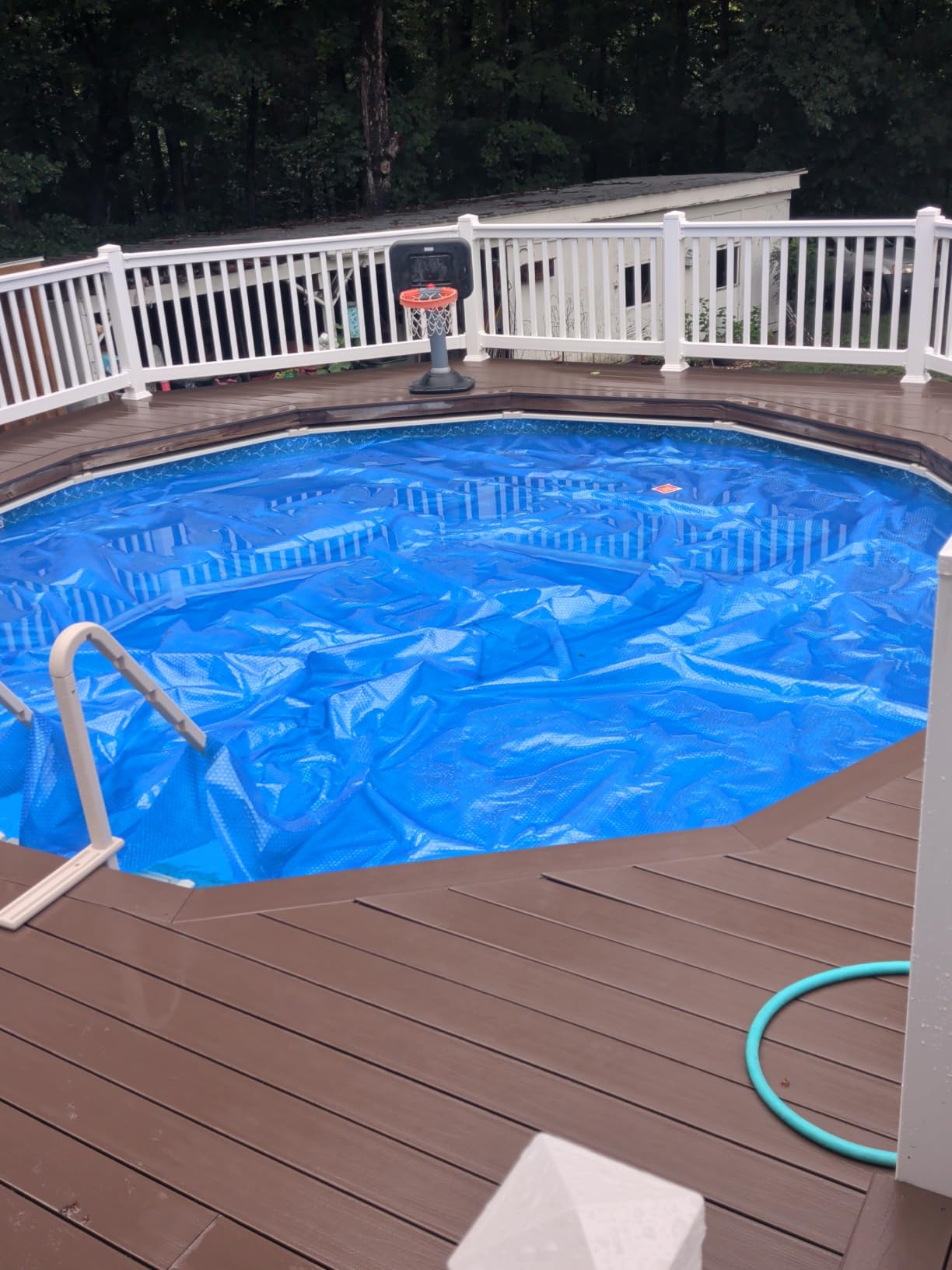 In The Swim 24' Premium Blue Round Solar Pool Cover 12 Mil customer photo 2