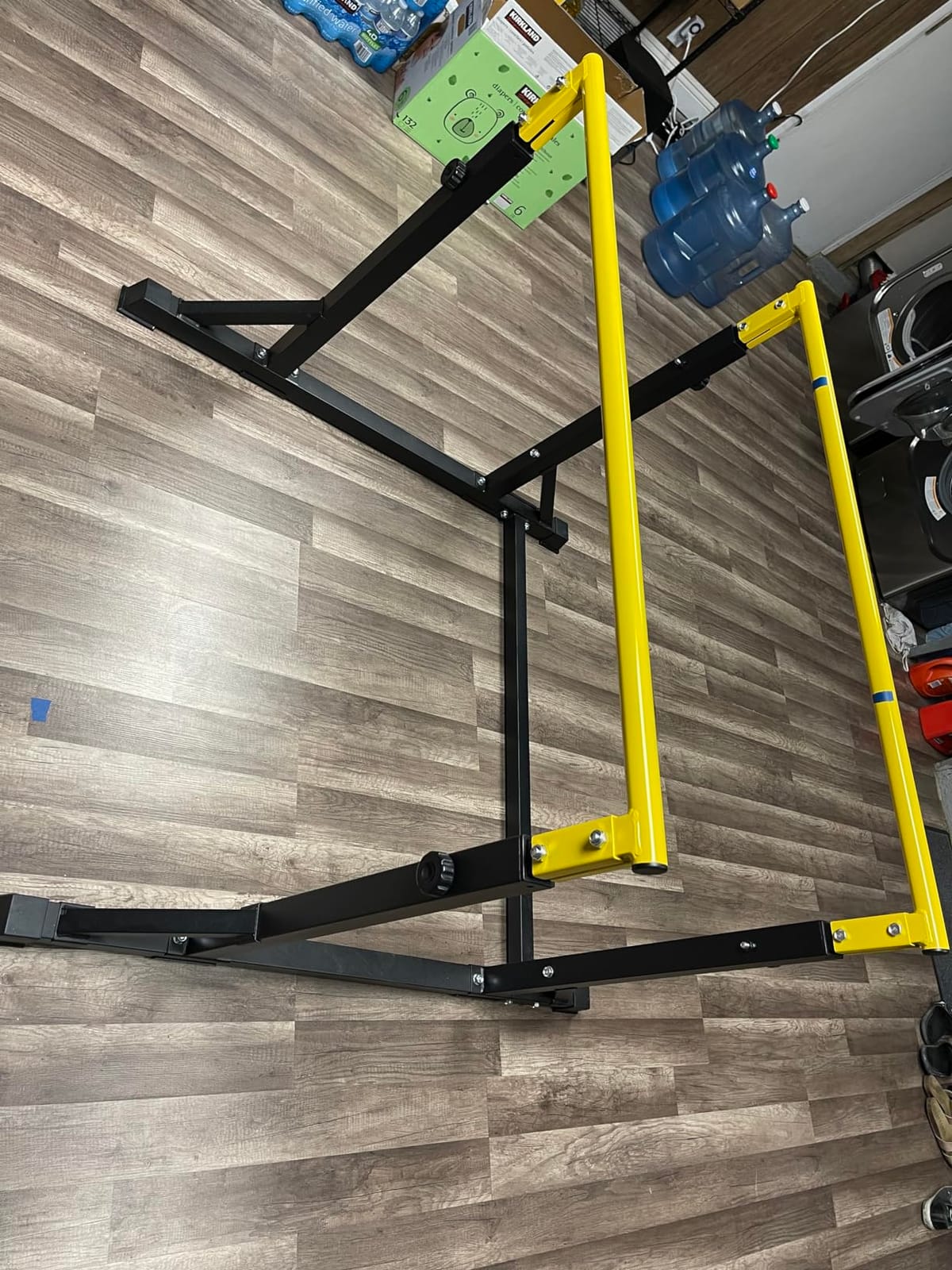 Bongkim Dip Bar, Heavy Duty Dip Station with 7 Height Levels, 800lbs Adjustable Parallel Bars for Tricep Dips Pull-Ups L-Sits Calisthenics Exercises Strength Training for Home Gym Outdoor customer photo 1