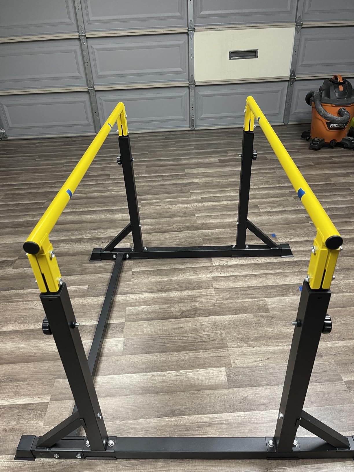 Bongkim Dip Bar, Heavy Duty Dip Station with 7 Height Levels, 800lbs Adjustable Parallel Bars for Tricep Dips Pull-Ups L-Sits Calisthenics Exercises Strength Training for Home Gym Outdoor customer photo 2