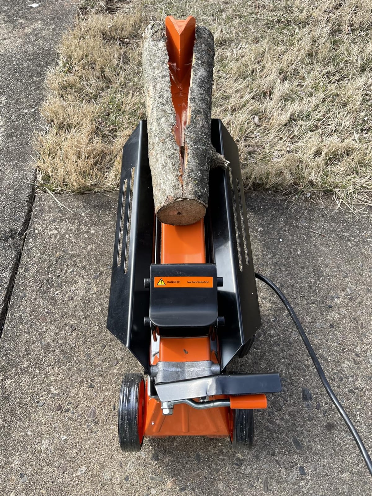 PROYAMA 7T Electric Log Splitter, 15A Motor Wood Splitter with Cross Wedge customer photo 2