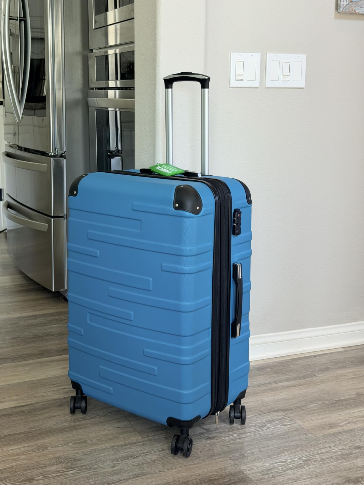 Coolife Hardside ABS Luggage, TSA Lock, Spinner Wheels, 20in Carry-On customer photo 2