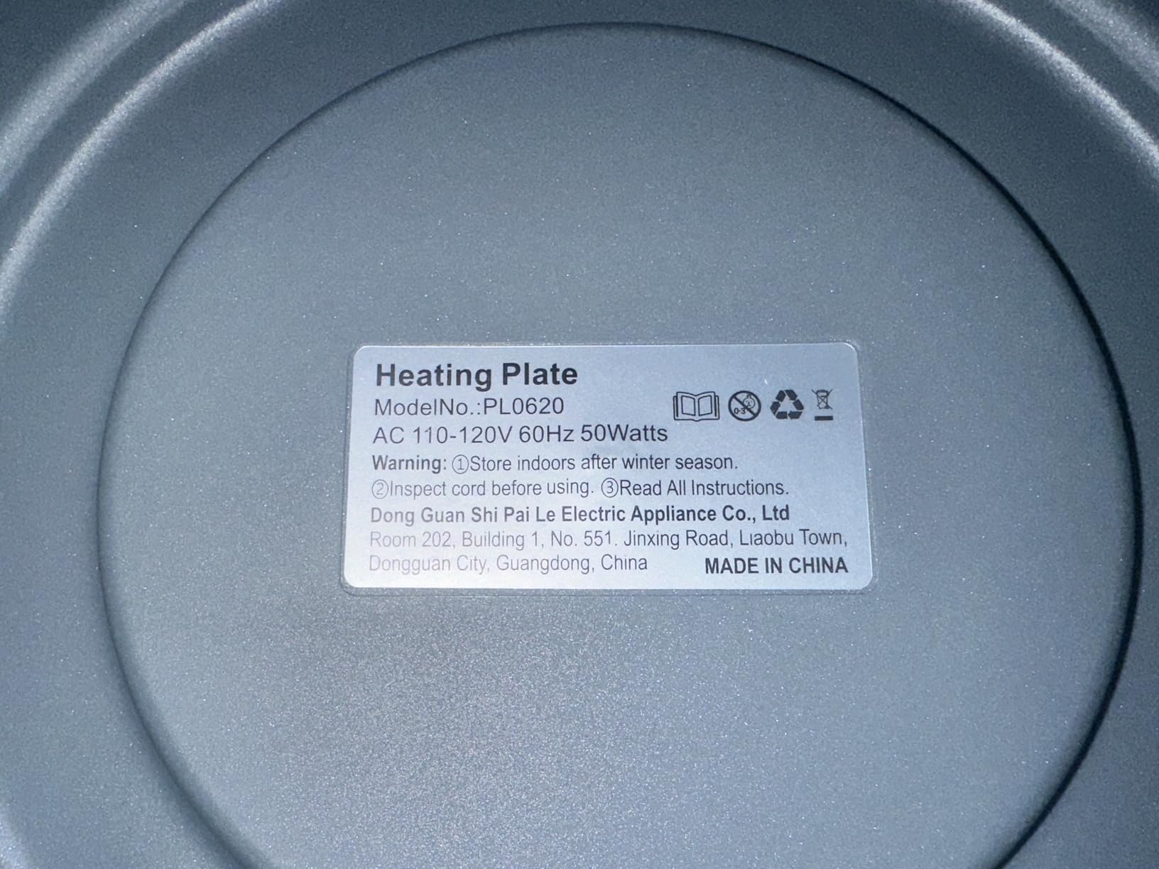 Chicken Water Heater, 13'' Heated Base for Metal Plastic Poultry Founts Waterer 3-5 Gallons, Poultry Water Heater Base for Chicken Turkey Goose Duck Pigeon Drinker in Winter Grey customer photo 1