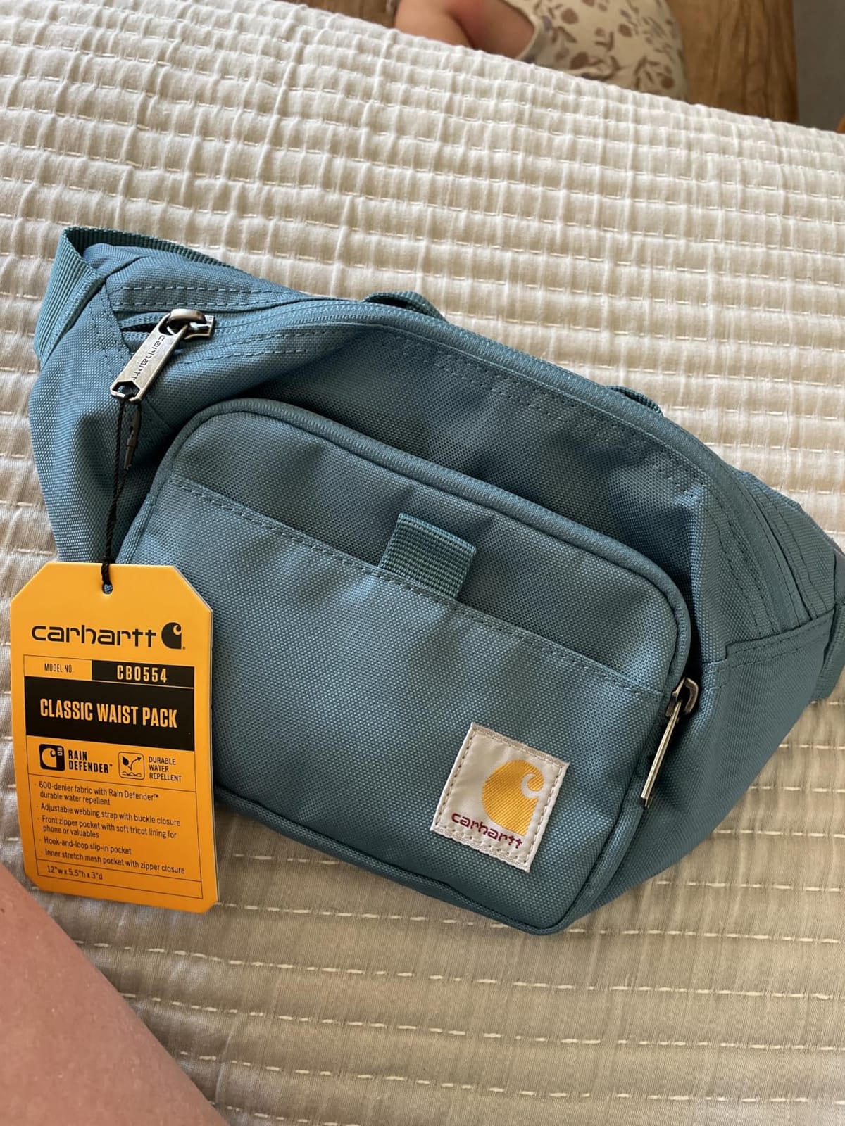 Carhartt Classic Adjustable Sling Bag, Durable, 600-Denier Water Resistant Hip Pack customer photo 1
