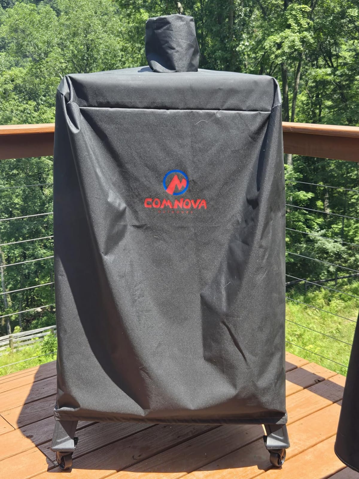 Comnova Grill Cover for Pit Boss 820-850 - Z Grill 700 - Premium Wood Pellet Smoker Cover for Pitboss Waterproof & Heavy Duty, 600D Pellet BBQ Cover for Pit Boss 820 Deluxe, Pro 850 and Z Grill 700 customer photo 2
