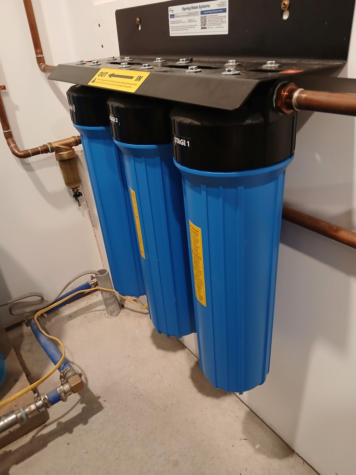 iSpring Iron, Manganese, H2S Whole House Water Filter System customer photo 2