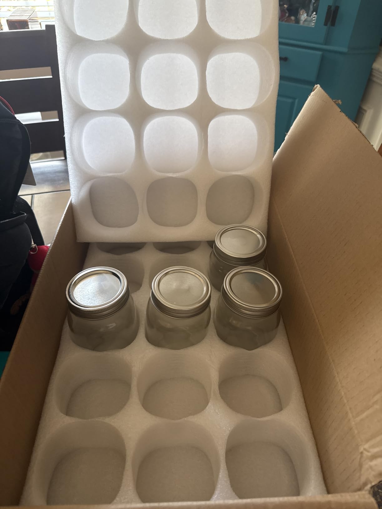 PINIWON Mason Jars 16 oz with Lids and Bands, 15 Pack Pint Canning Jars customer photo 1