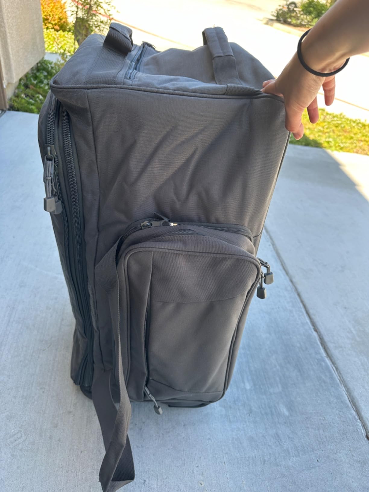 Military Wheeled Deployment Bag Large Tactical Heavy Duty Duffel Bag 124L customer photo 2