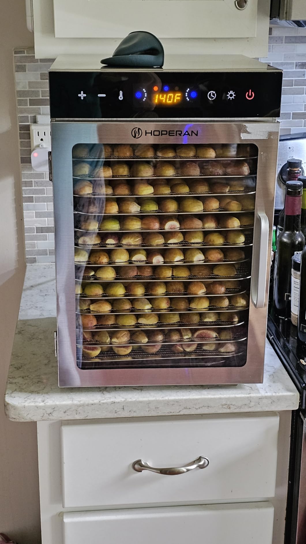 HOPERAN 12 Tray Food Dehydrator Machine for Jerky, Fruit, Herb & Dog Treats customer photo 2