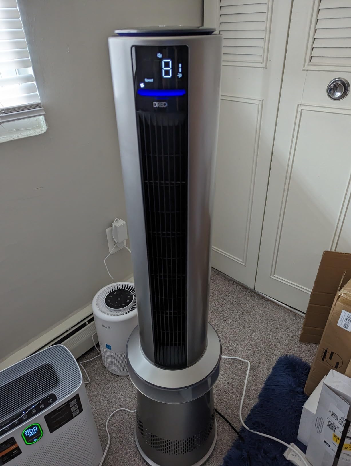 DREO MC710S Air Purifier Tower Fan, 45