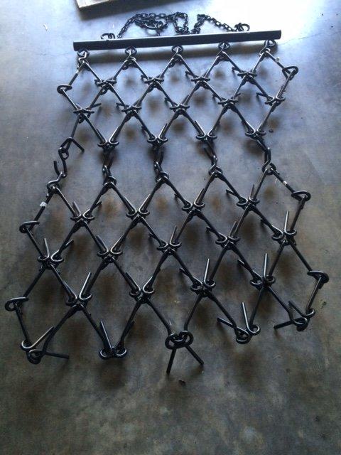 Field Tuff Drag Harrow, 97 Tines and 14 Hooks, Black, 6 x 4 Ft customer photo 1