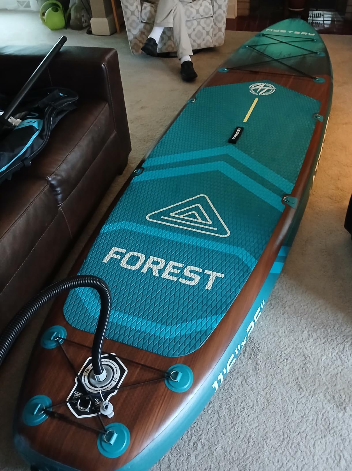 Inflatable Paddle Board, 450lbs Extra Wide Stand Up Paddleboard customer photo 2