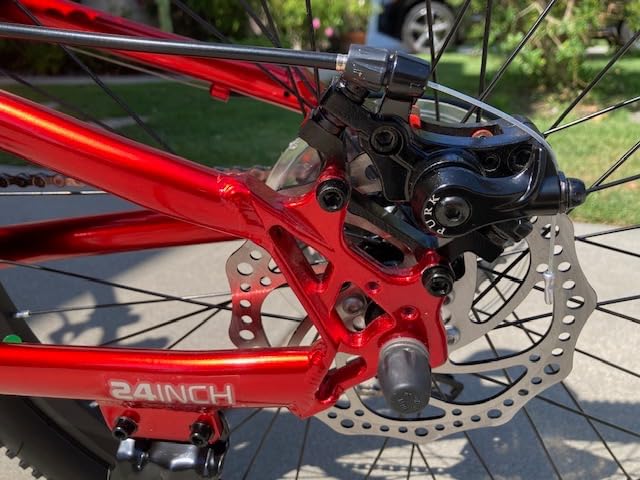 RoyalBaby Kids Mountain Bike Aluminium 20/24 Inch MTB Sports Bicycle, 1-Speed/8-Speed Hardtail Dual Disc Brakes Front Suspension Boys Girls Teens Ages 7+ Years customer photo 2