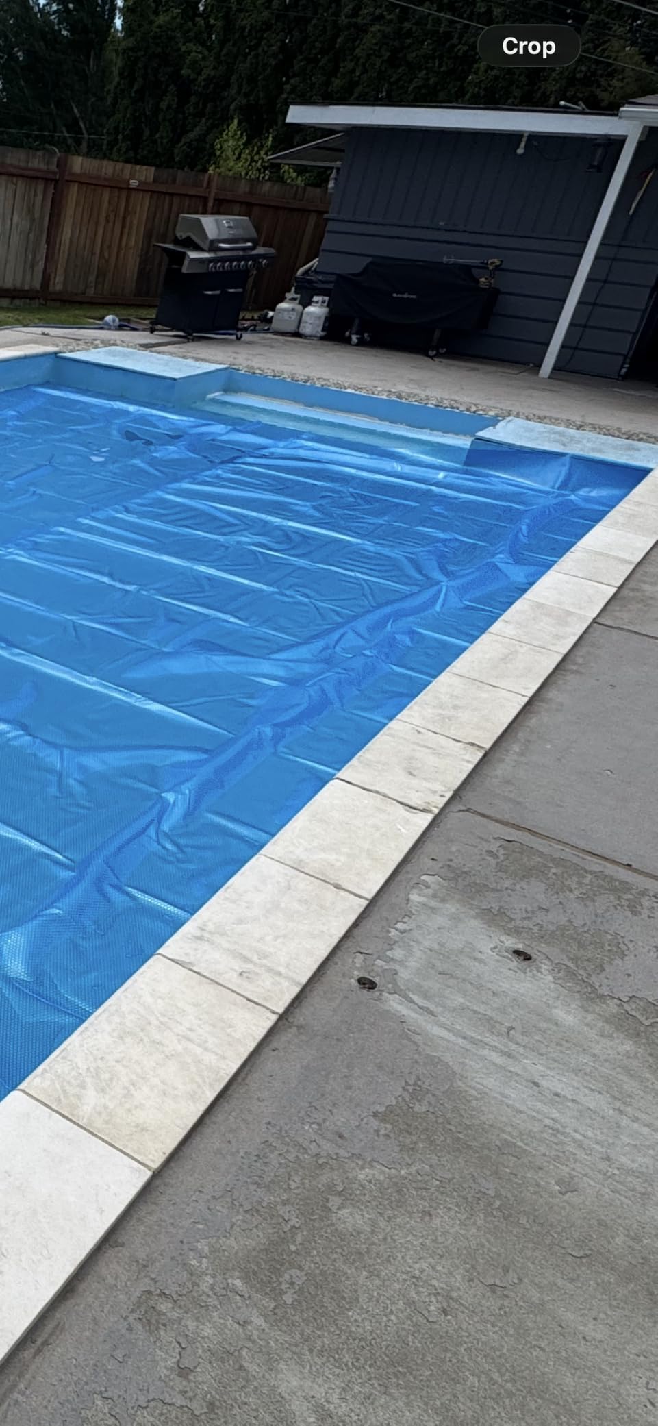 VEVOR Solar Pool Cover, 24 x 12 ft Rectangle Solar Cover 12 mil for Pools, Inground Above Ground Swimming Pool Solar Blanket with Bubble, Heat Retaining Solar Covers Blue customer photo 2