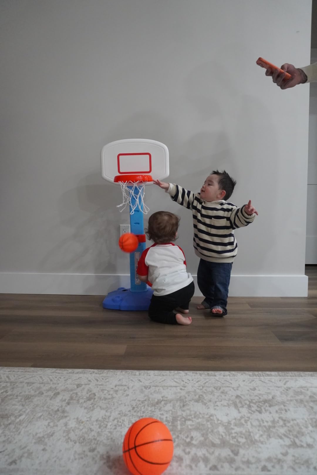 Toddler Basketball Hoop, Kids Toys Basketball Hoops for Indoor Outdoor Play customer photo 2