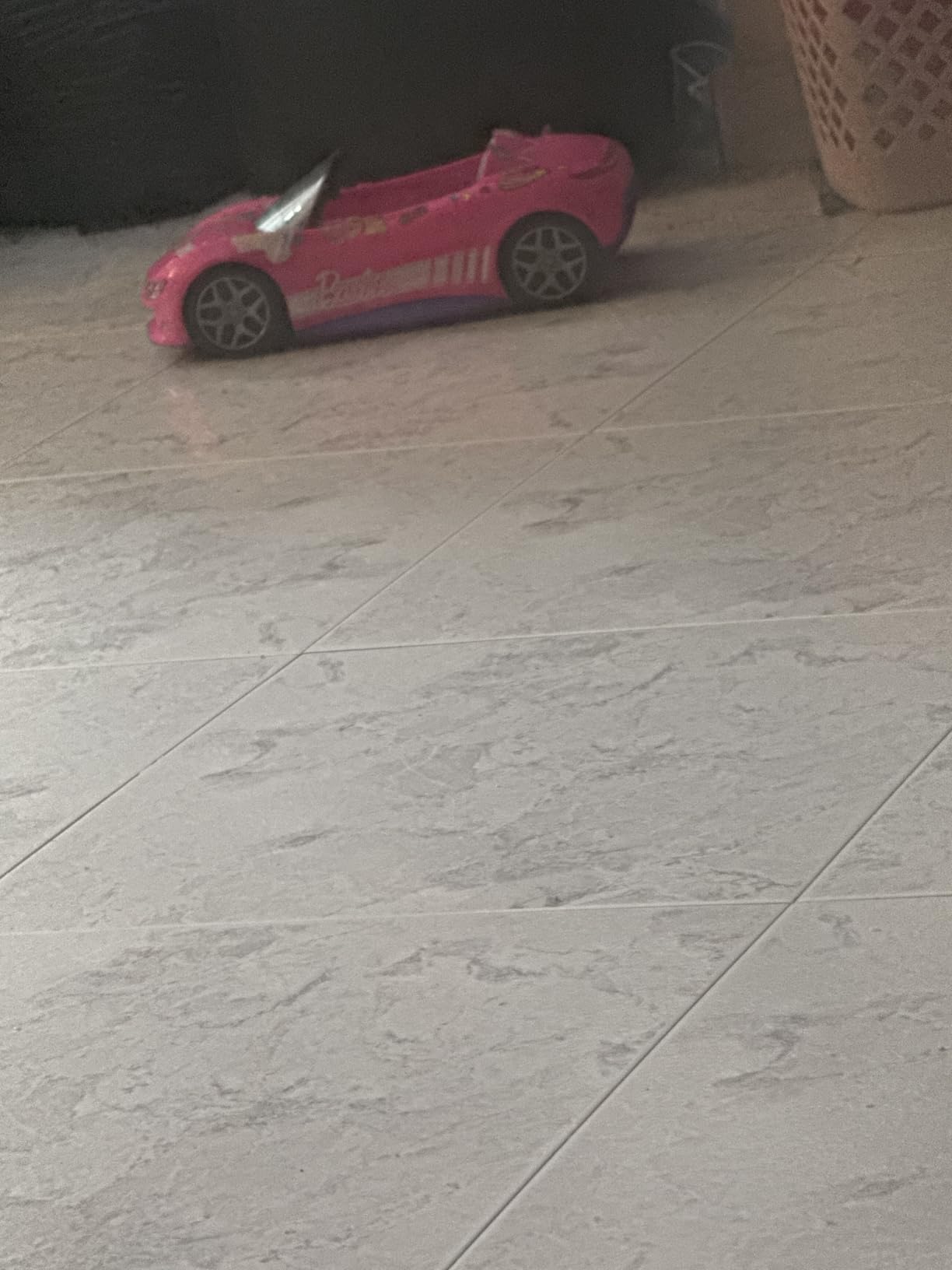 Hot Wheels Barbie RC Toy Car, Remote-Control Pink Convertible customer photo 2