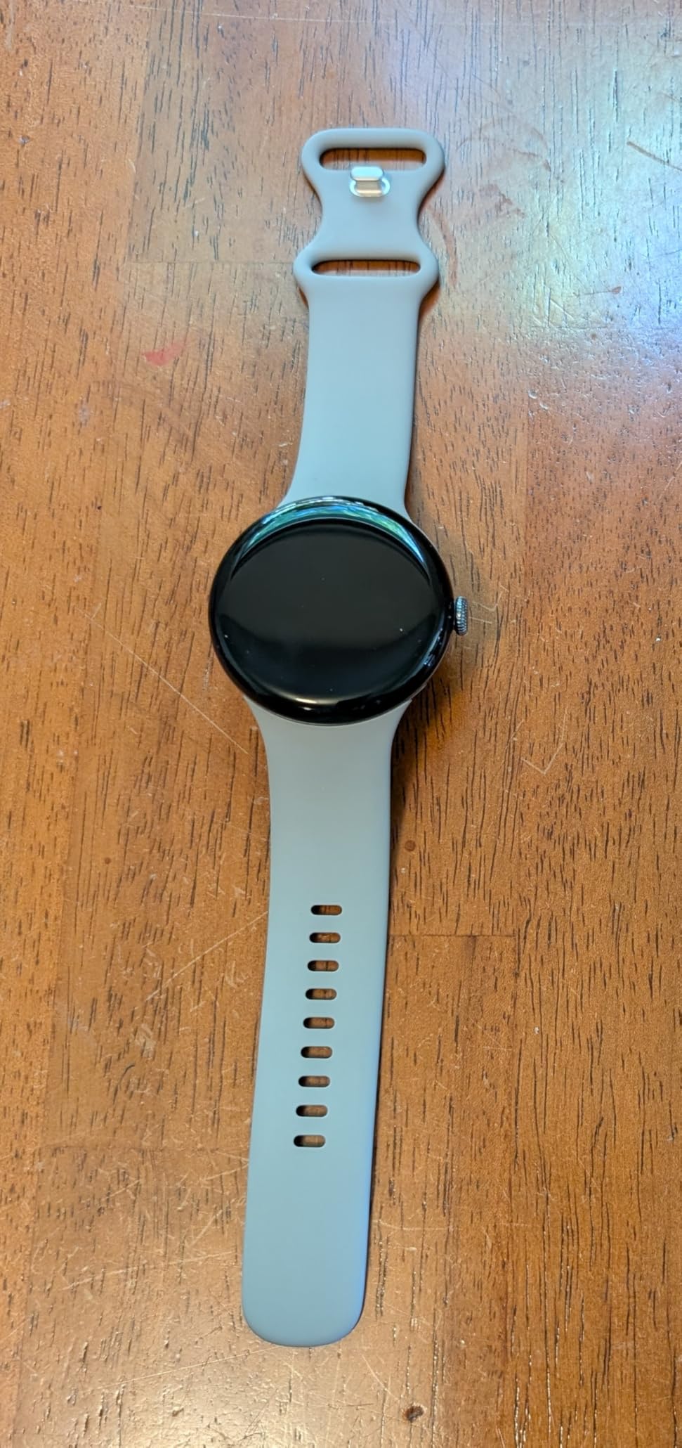 Google Pixel Watch 3 (45mm) 2024 Model - Android Smartwatch, Heart Rate Tracking, Fitbit Advanced Running, Fitness Insights, 24-Hour Battery - Matte Hazel Aluminum Case - Hazel Band - Wi-Fi customer photo 2