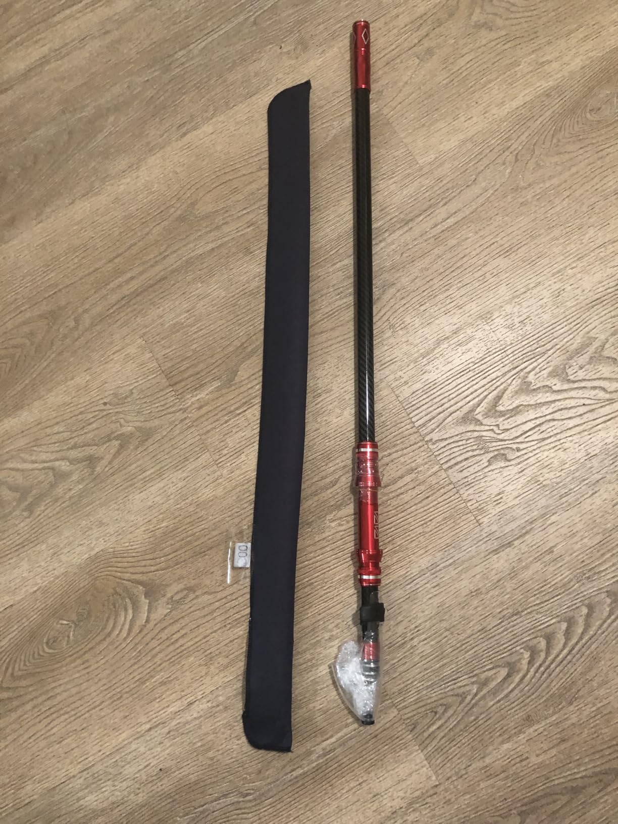 Telescopic Fishing Rod, Carbon Fiber Travel Surf Rod, Spinning Power Lure 2-9Oz, 20-50LB,Medium-Heavy Throwing Surfcasting Baitcasting Pole, Distance Throwing Fishing Rod customer photo 1