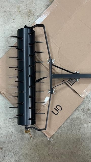 Seeutek 23Inch Rolling Lawn Aerator - Upgraded Heavy Duty Aerators customer photo 2