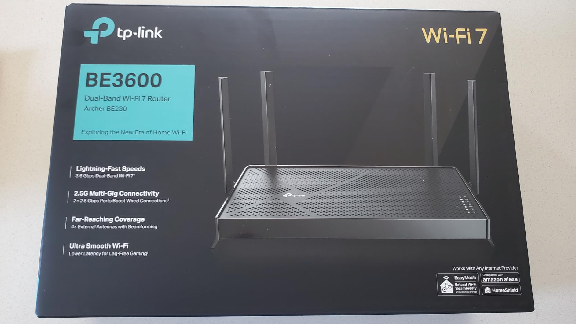 TP-Link Dual-Band BE3600 Wi-Fi 7 Router, Archer BE230 customer photo 1