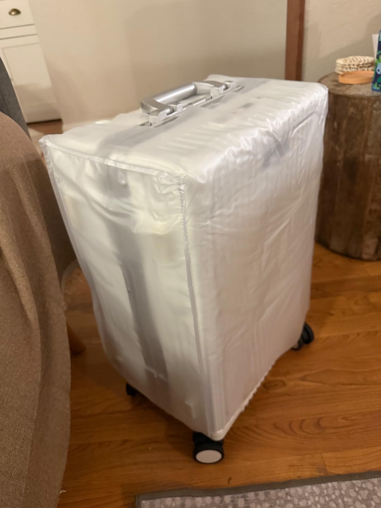 feilario PC Hardside Carry On Luggage, Aluminum Frame, TSA Lock, Cup Holder customer photo 1