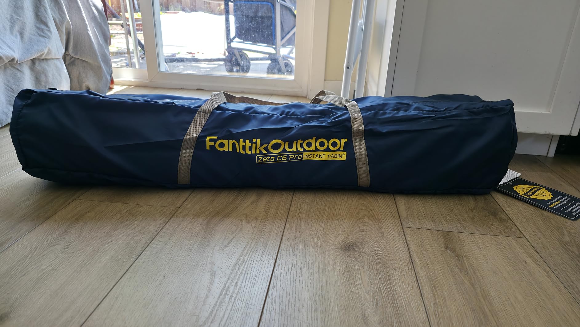 FanttikOutdoor Camping Tent 4/6/8/10 Person Instant Cabin Tent Setup in 60 Seconds with Rainfly & Windproof Portable with Carry Bag for Family Camping & Hiking, Upgraded Ventilation, Navy Blue customer photo 2