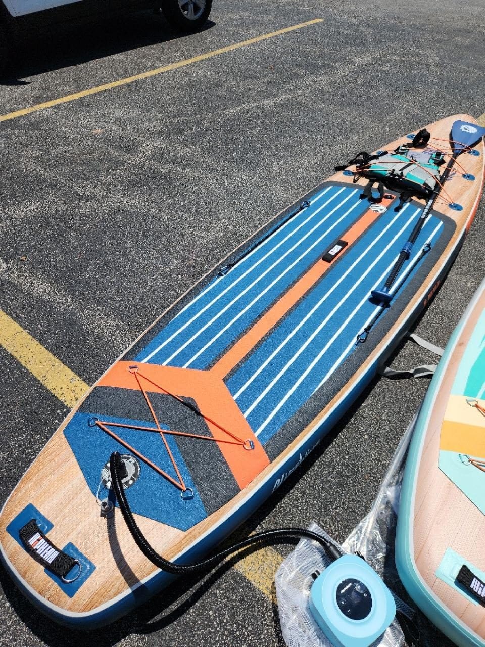 Niphean (Extra Large) Inflatable Paddle Board, SUP for 2+1 People/Family customer photo 1