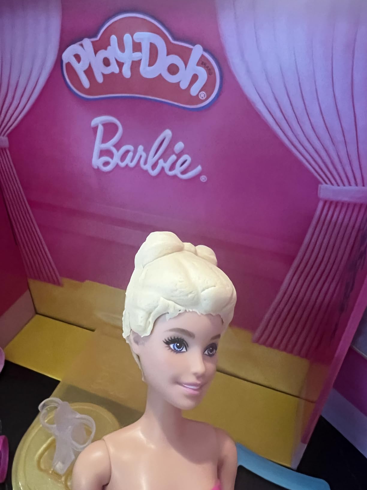 Play-Doh Barbie Designer Fashion Show Set, Make Doll Clothes with 21 Accessories & Modeling Compound, Kids Arts & Crafts for Girls & Boys, Ages 5+ customer photo 2