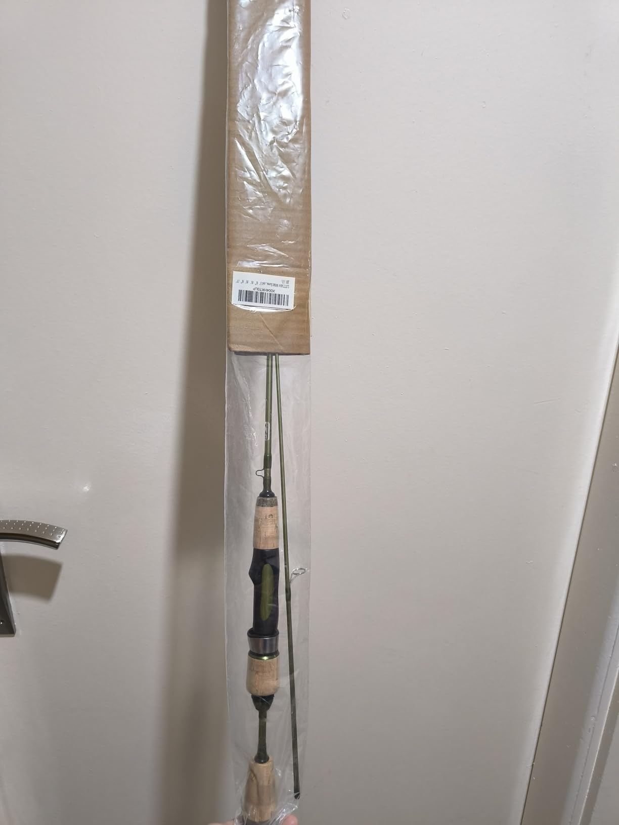 LITTMA Wild Streams Ultralight Spinning&Casting Trout Rod, 2-Piece Fishing Rod for Crappie, Panfish & Micro Fishing, Green Carbon Fiber Blank with Cork Handle, 5’6”/6’/6’6”/7’ customer photo 1