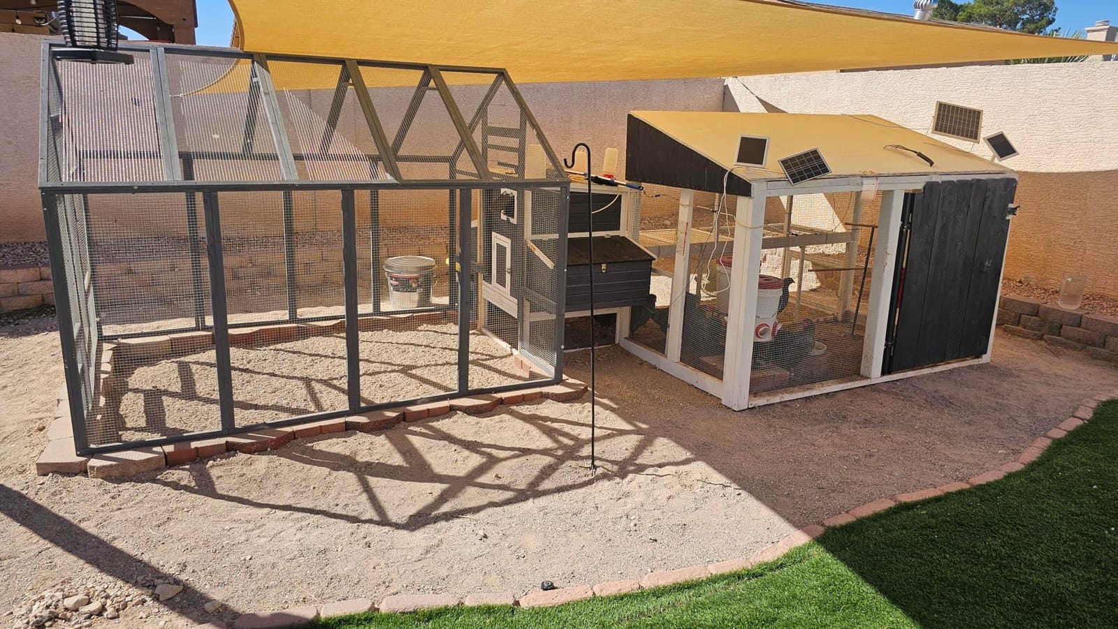 Large Wood Chicken Coop with Nesting Box for10-12 Chickens, Gray customer photo 2