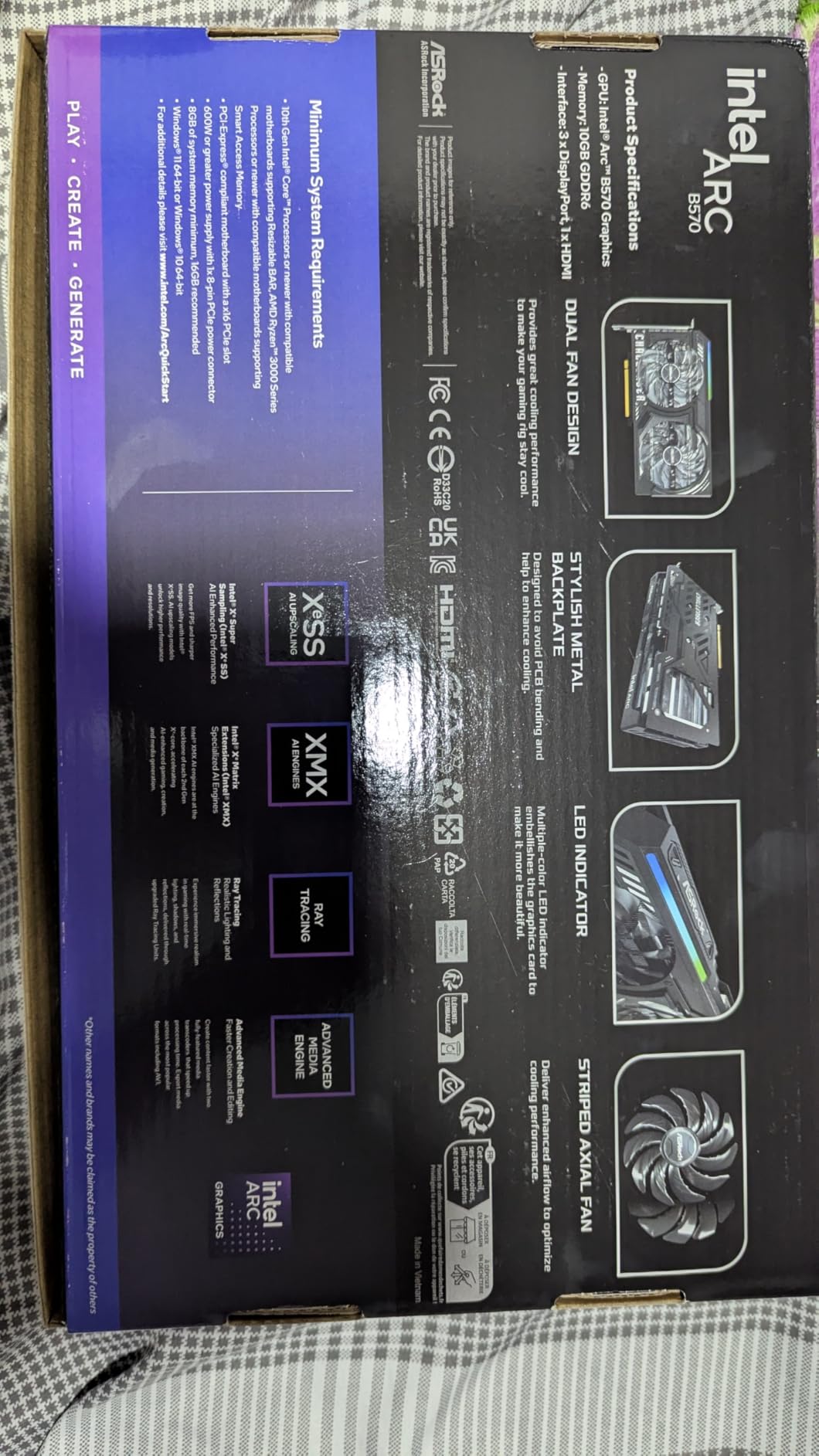 ASRock Arc B570 Challenger customer photo 1