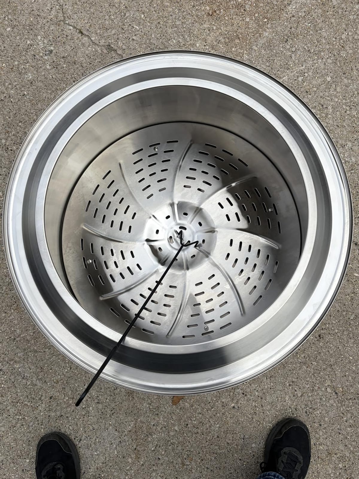 OutVue 27 Inch Stainless Steel Smokeless Fire Pit with Waterproof Cover customer photo 1