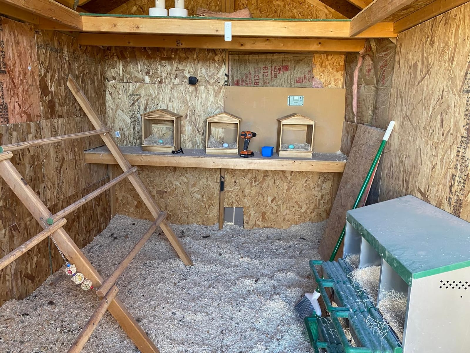 Chicken Nesting Box 3 Compartments - Wall Mount Wooden Egg Laying Nest Box for Chicken Coop, Easy to Assemble & Versatile Use for Hens, Ducks, Chickens customer photo 1