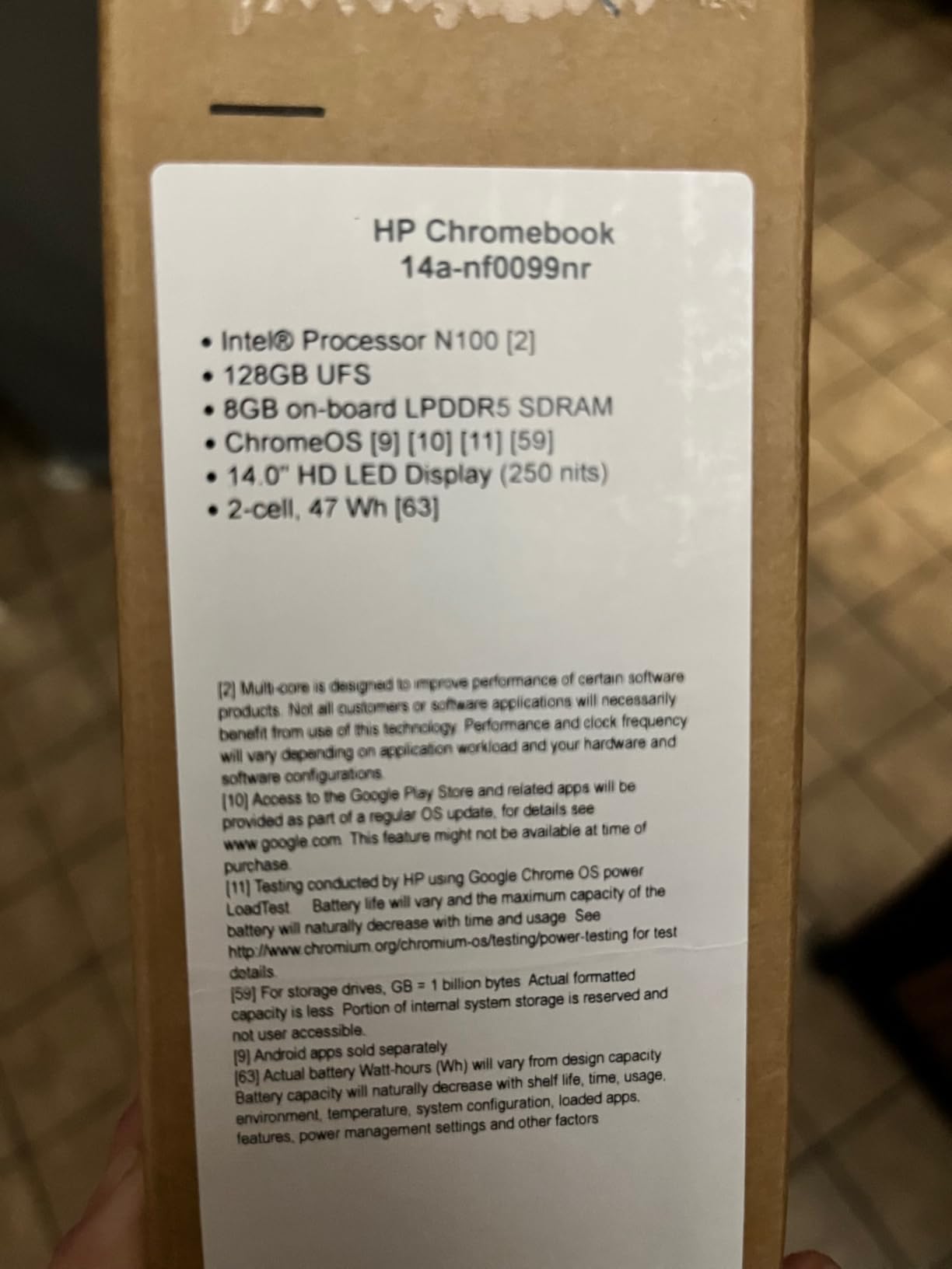 HP Chromebook 14 N100 customer photo 1