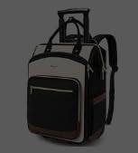 Rolling Backpack for Women, Travel Backpack with Wheels, Dual-Opening Wheeled Laptop Backpack, Stylish Rolling Laptop Bag, Overnight Underseat Carry on Luggage for College Business Work, Beige Brown customer photo 1