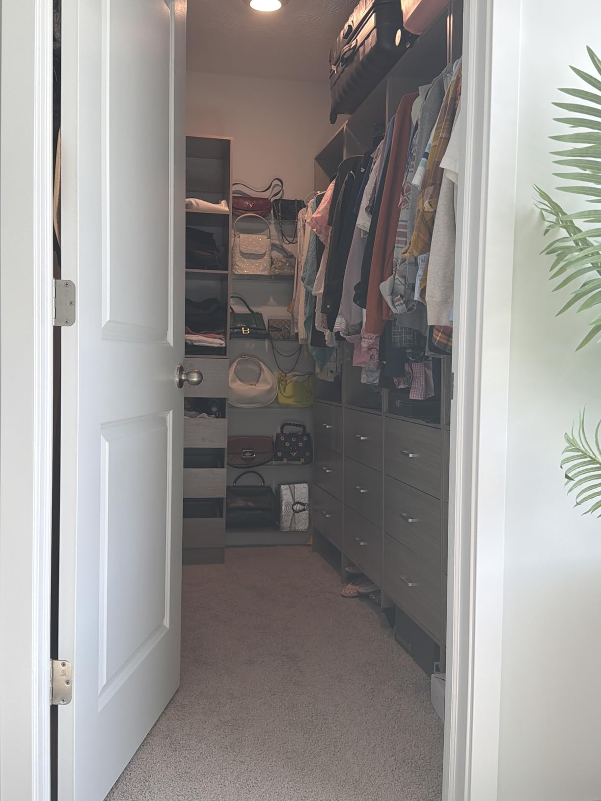 Aheaplus Closet System Closet Organizer, 7.2FT Closets, Set of 4,White customer photo 2