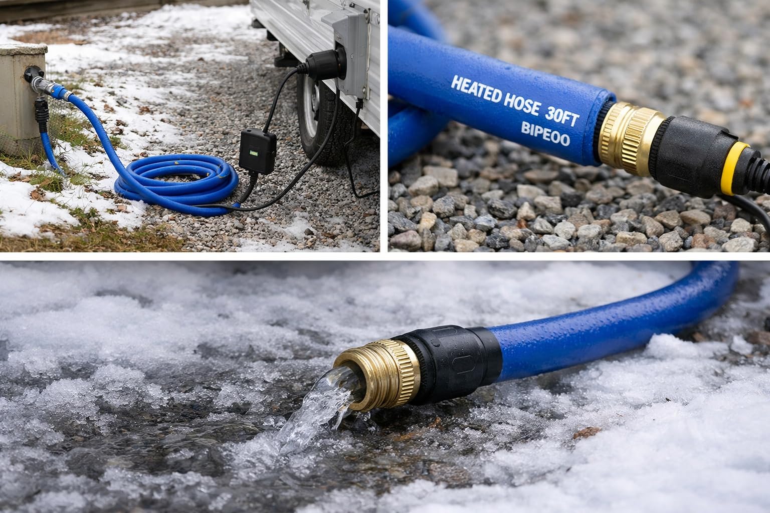 30FT Heated Water Hose for Rv,Heated Water Hose Antifreeze to -45°F,Great Rv Accessories for Campers,Livestock,Agriculture,Lead and BPA Free customer photo 2