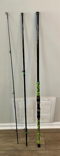 Sougayilang Surf Spinning Fishing Rod Carbon Travel Surf Rod M/MH 3 Piece Spinning Fishing Rod 9'/10'/11'/12' customer photo 1
