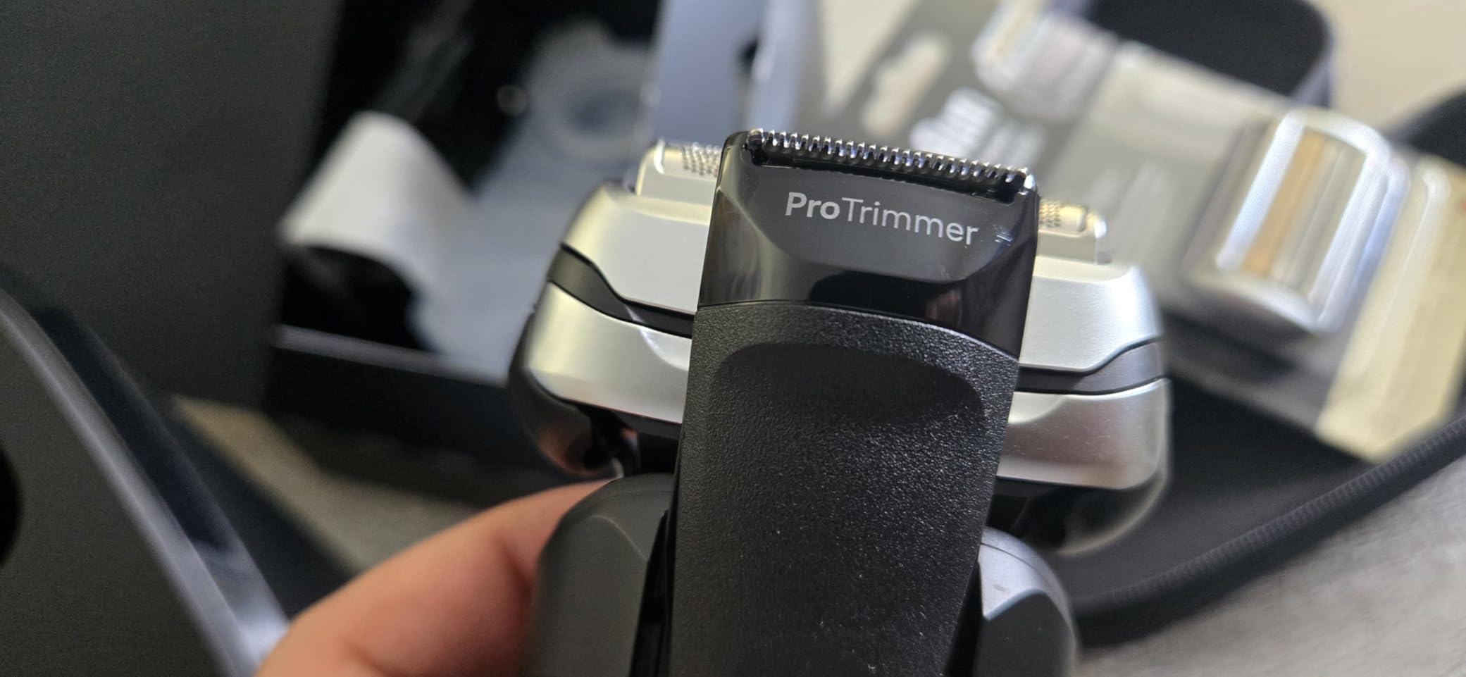 Braun Series 9 PRO+ Electric Shaver for Men, Wet & Dry Foil Razor, 6-in-1 SmartCare Center, Built-in Precision ProTrimmer, Replacement Head, Travel Case, Black 9660CCPS customer photo 1