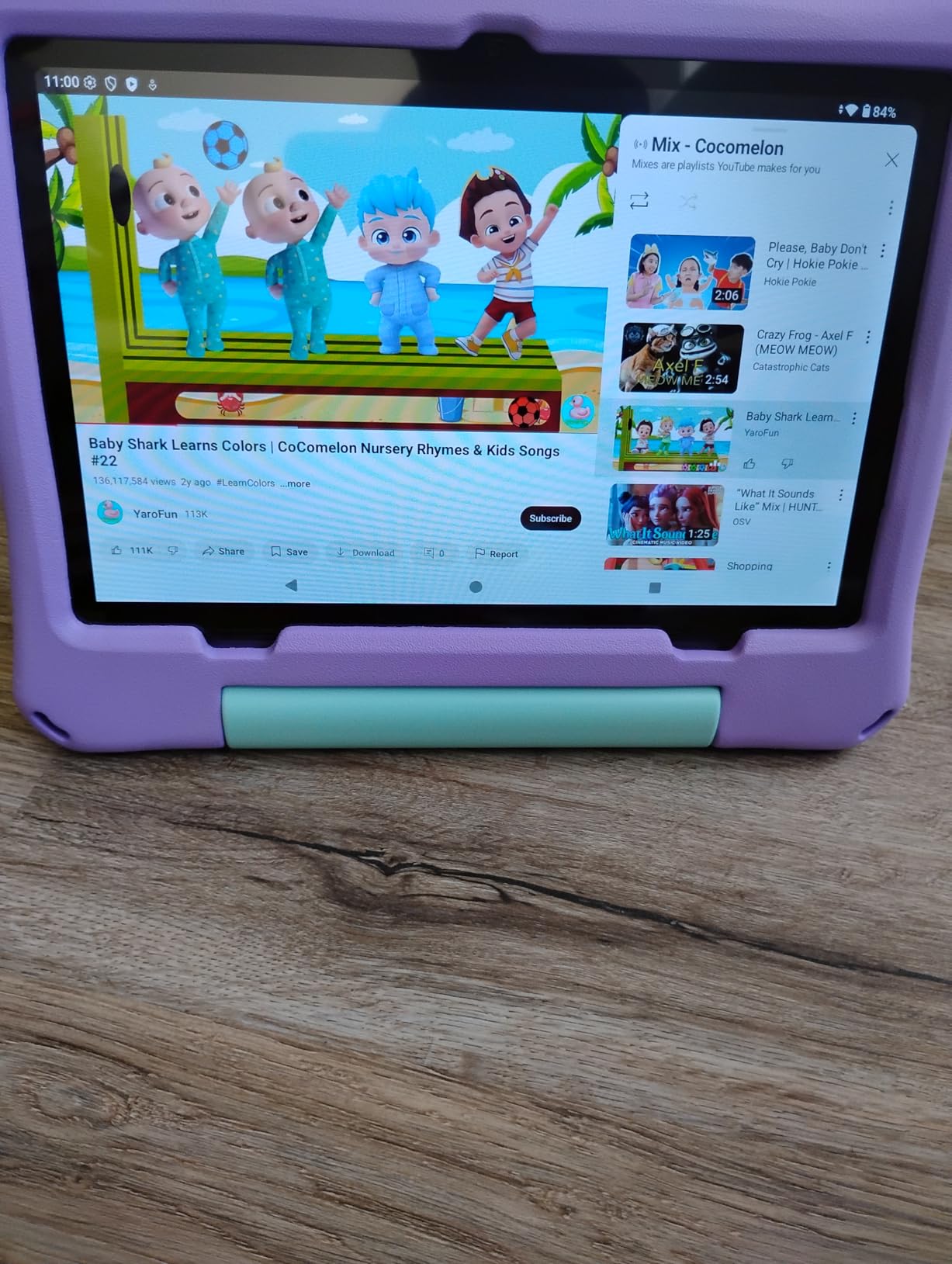 JIKOCXN Kids Tablet, Android 16 Tablet for Kids 10 inch Octa-Core with Case, 24GB RAM 64GB ROM 1TB TF Card Expandable for Toddler Children, Parental Control, Dual Camera, BT5.0, WiFi, Gift (Purple) customer photo 1