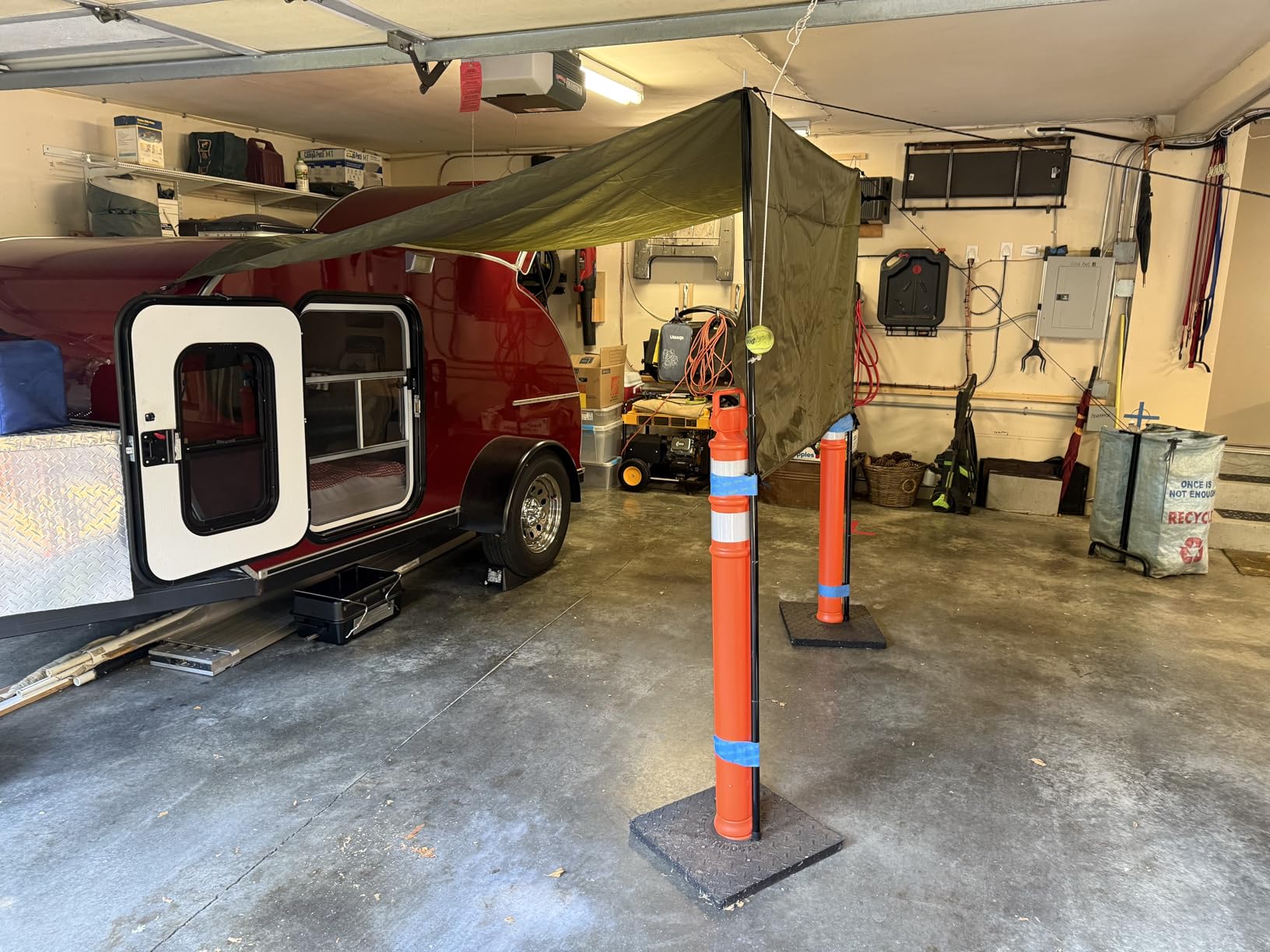 Portable Vehicle Awning for Camping Van Truck, 10 x 6.6 ft customer photo 2