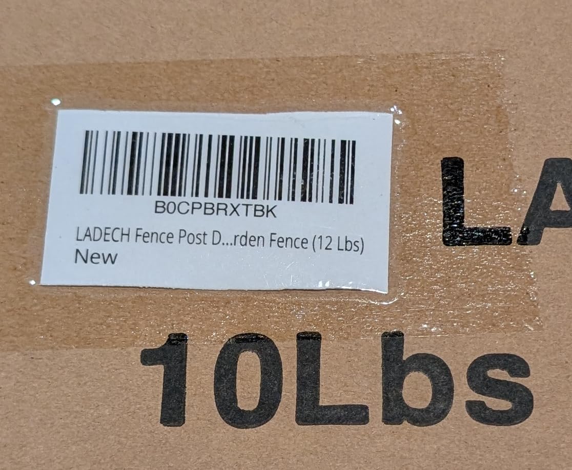 LADECH Fence Post Driver, Heavy Duty Hand Post Pounder with Handle - Use for Metal U Posts, T Posts, Garden Fence (8 Lbs) customer photo 2