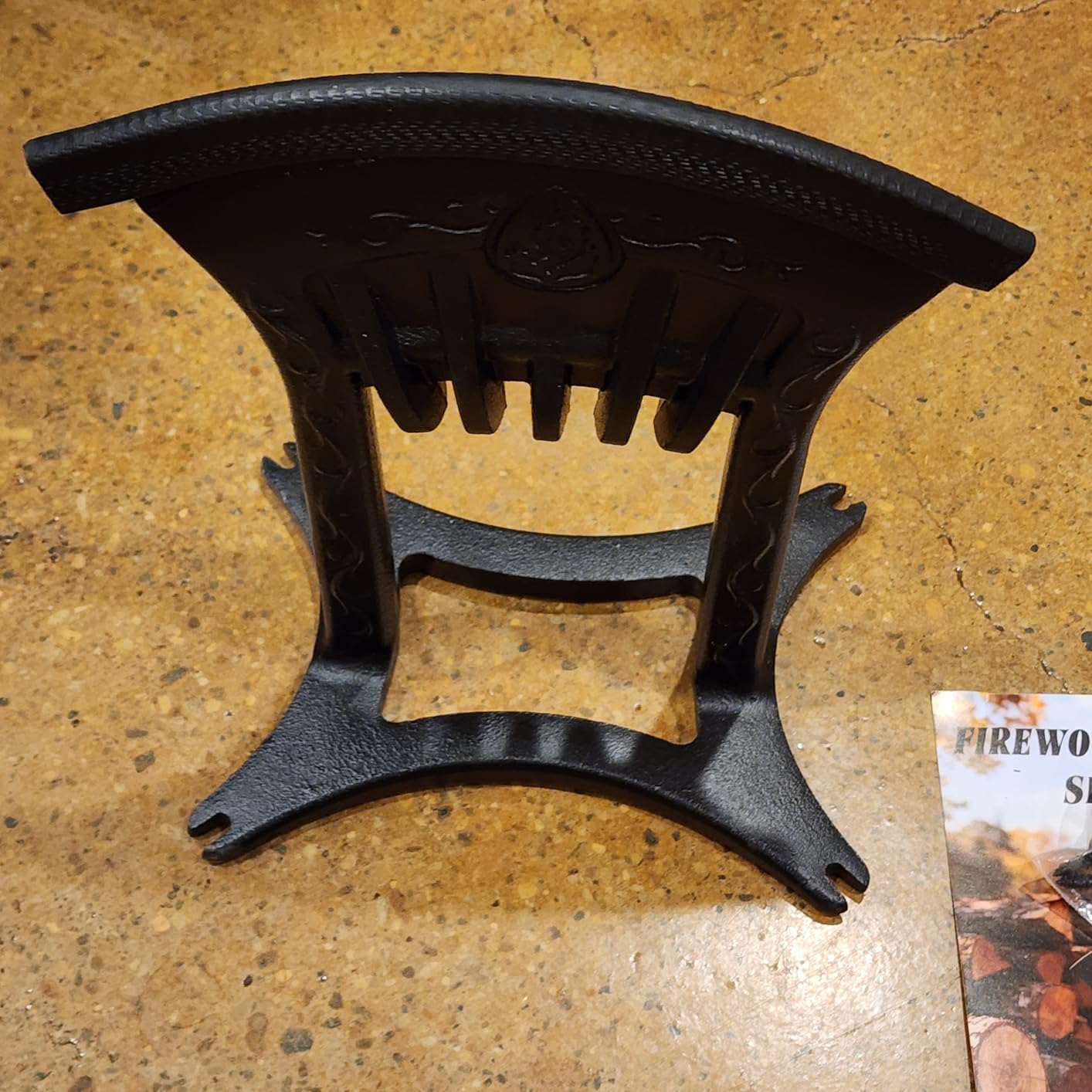 Cast Iron Kindling Splitter with 3Lbs Sledge Hammer,Medium-Sized customer photo 1
