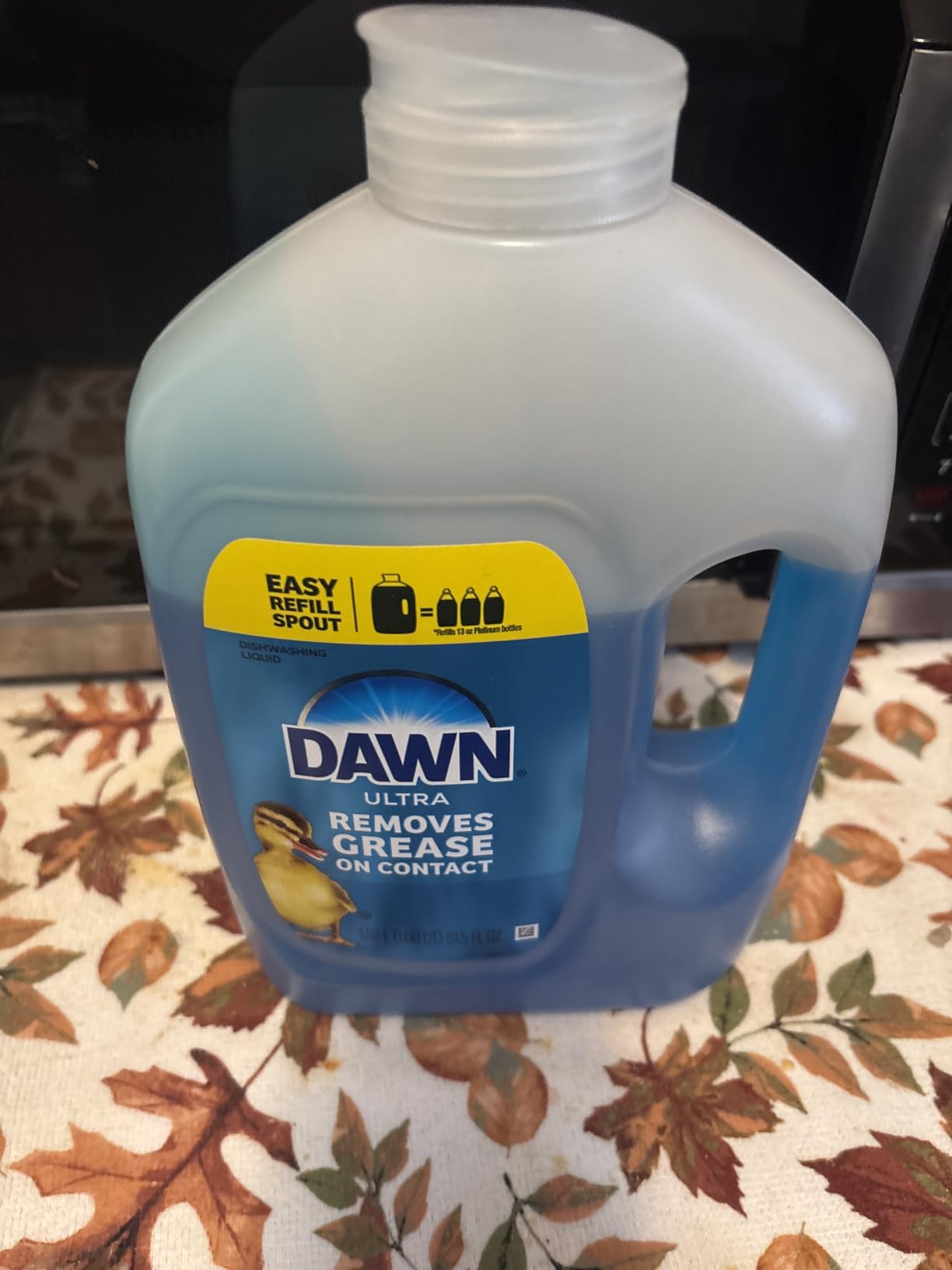 Dawn Ultra Dish Soap Refill Jug, Large Size Original Blue Liquid Dishwashing Detergent, Powerful Dish Soap for Grease, 51.5 oz customer photo 1
