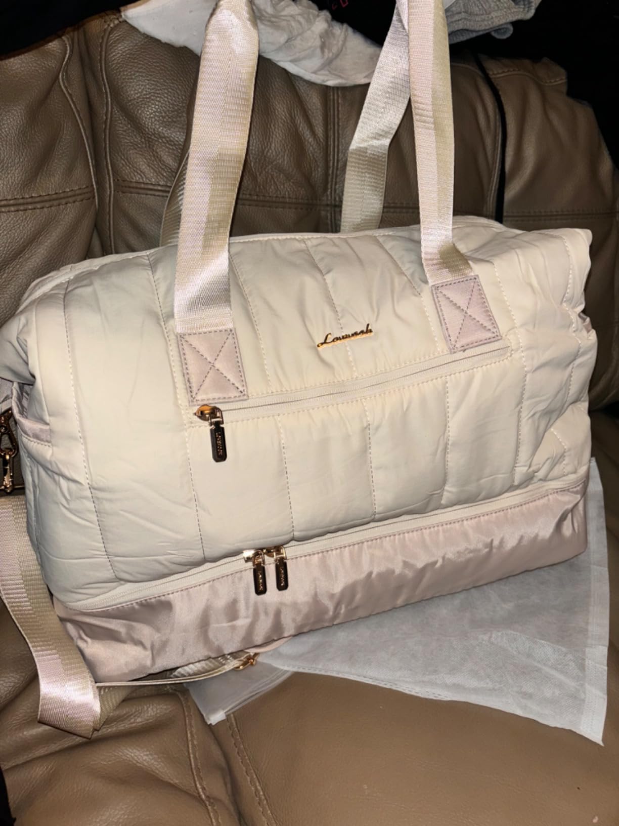 LOVEVOOK Garment Bags for Travel,3 in 1 Garment Duffle Bags with Shoe Pouch customer photo 2